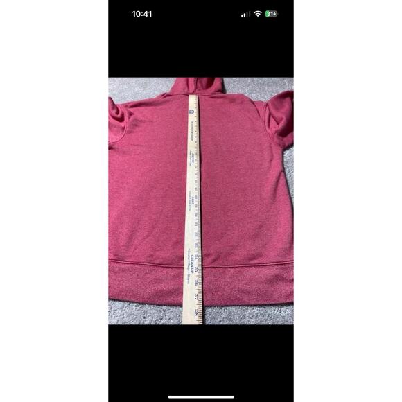 Nike Mens HERITAGE Hoodie Gym Red Heather Sweatshirt Mens M BV2933-657 Swoosh - Picture 5 of 6